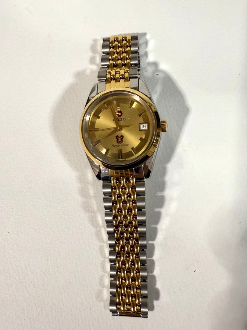 RADO Purple Horse 腕時計 ゴールド/シルバー