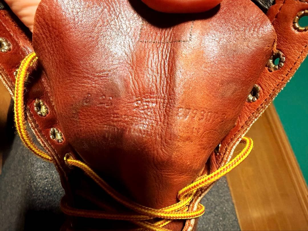 80's REDWING 957 8 2Eヴィンテージ プリント羽タグ