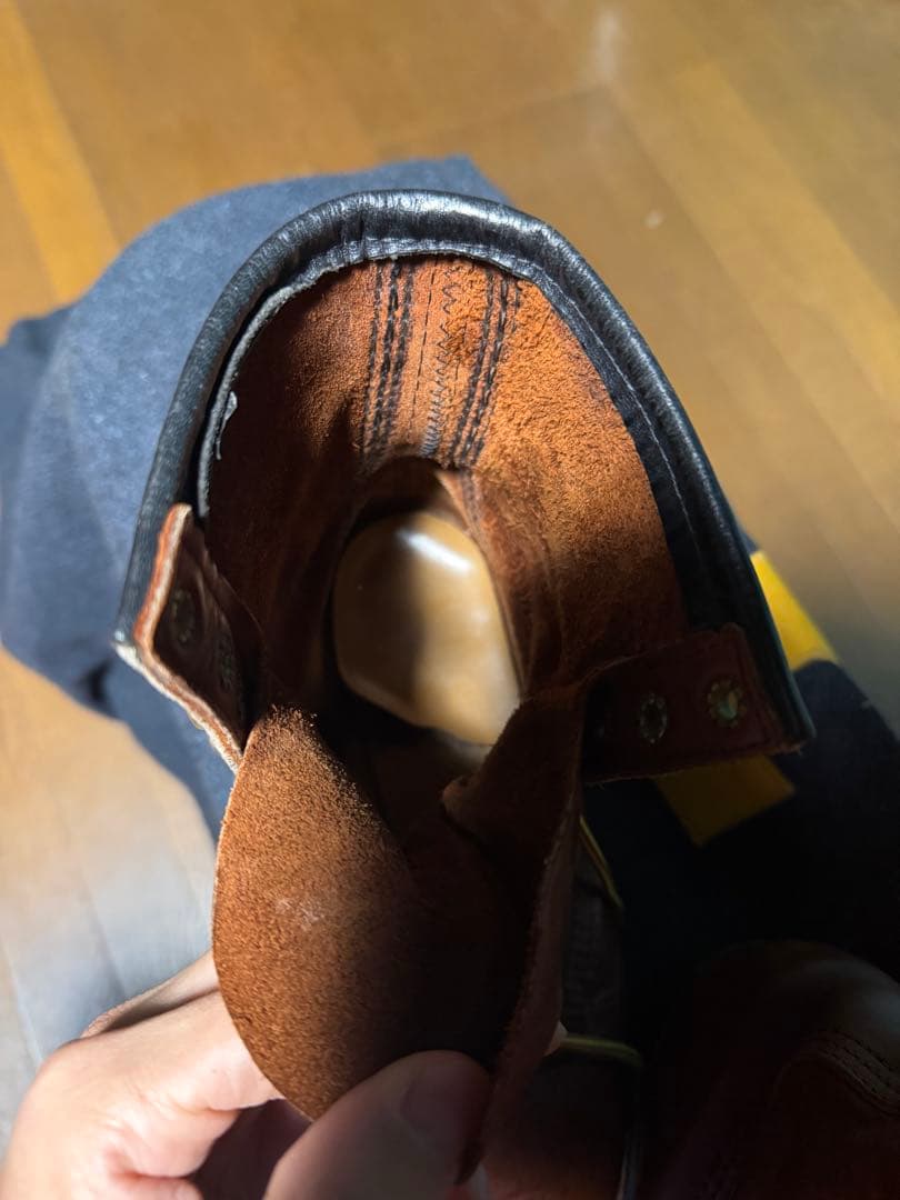 80's REDWING 957 8 2Eヴィンテージ プリント羽タグ