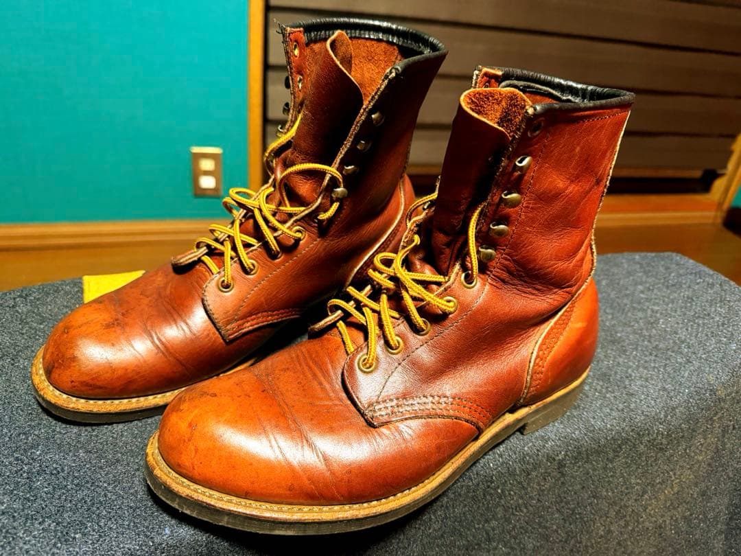80's REDWING 957 8 2Eヴィンテージ プリント羽タグ