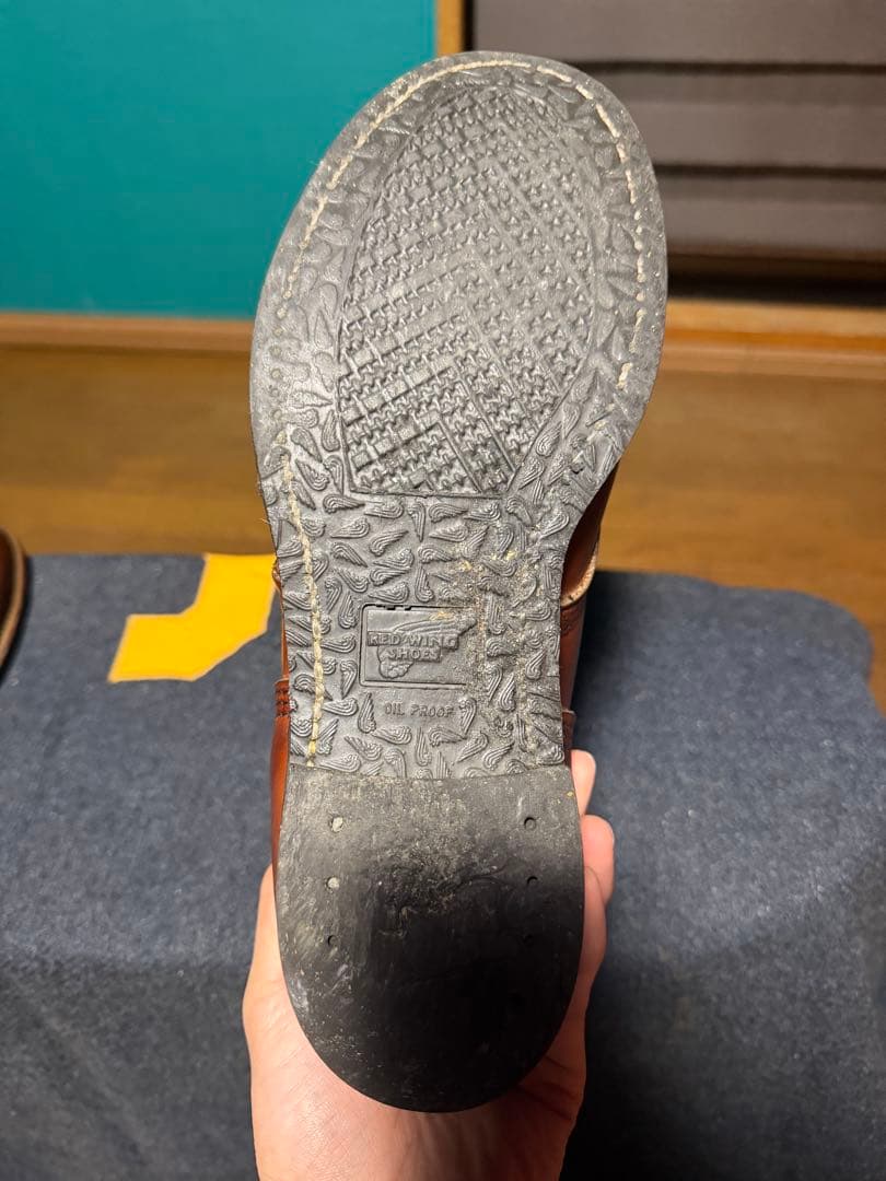 80's REDWING 957 8 2Eヴィンテージ プリント羽タグ