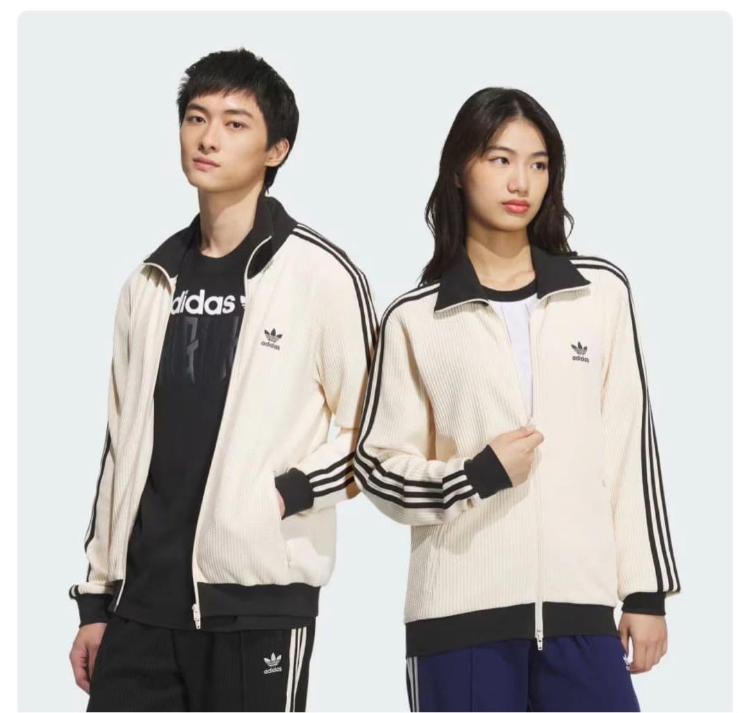 adidas ワッフル トラックジャケット　Ｌ