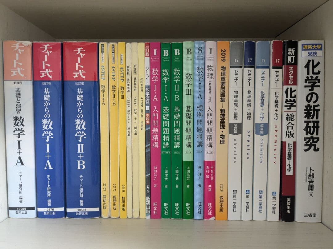 高校 受験 参考書 英語 数学 物理 化学 政治経済
