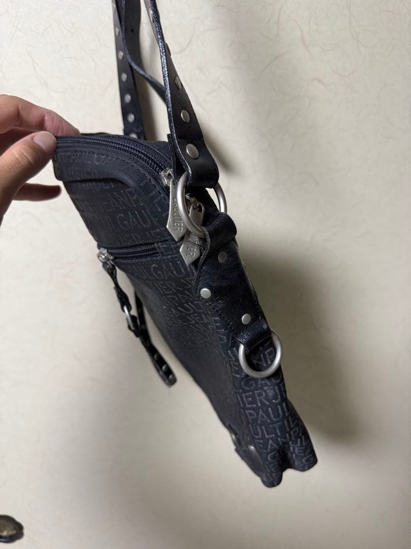 Jean Paul Gaultier アーカイブ　レザーショルダーバッグ