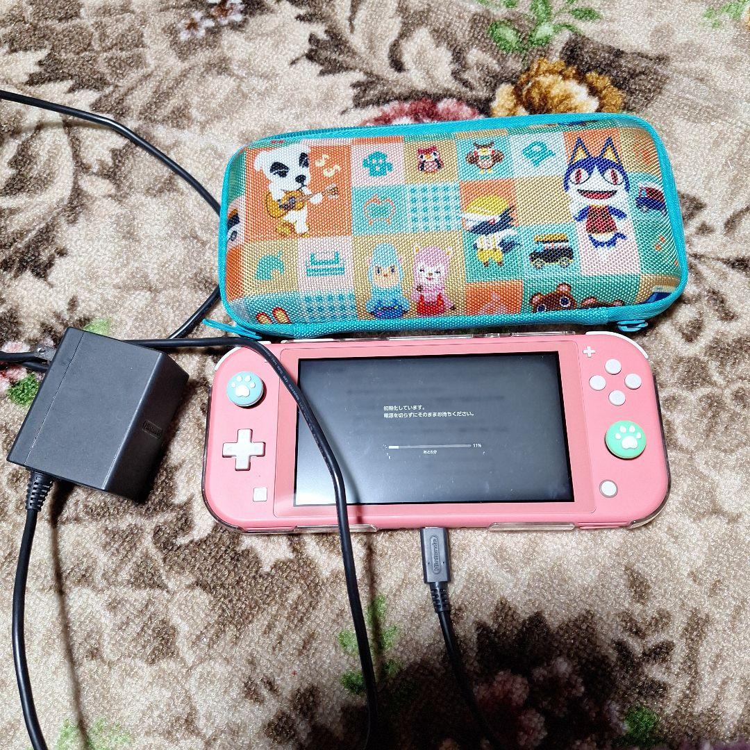 も*こ様 おまけ付き➤Switch LITE コーラルピンク本体☆