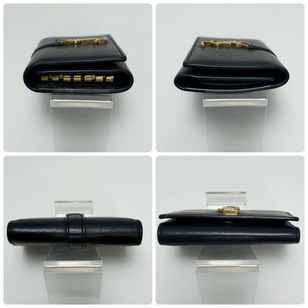 ✨箱付✨サンローラン キーケース 6連 カサンドラ 本革 カード 袋付 男女兼用