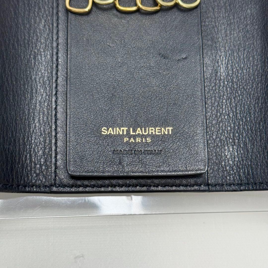 ✨箱付✨サンローラン キーケース 6連 カサンドラ 本革 カード 袋付 男女兼用