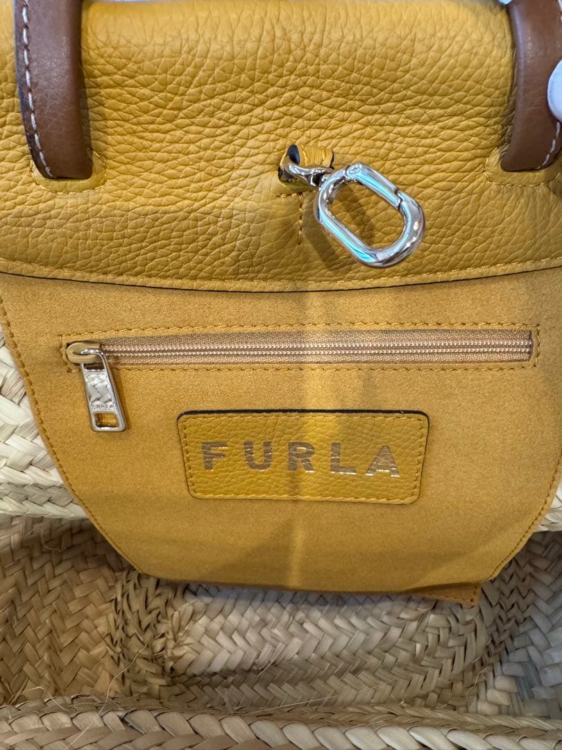 フルラ/FURLA カゴバッグ　リゾート感溢れる大きめサイズのトートバッグ