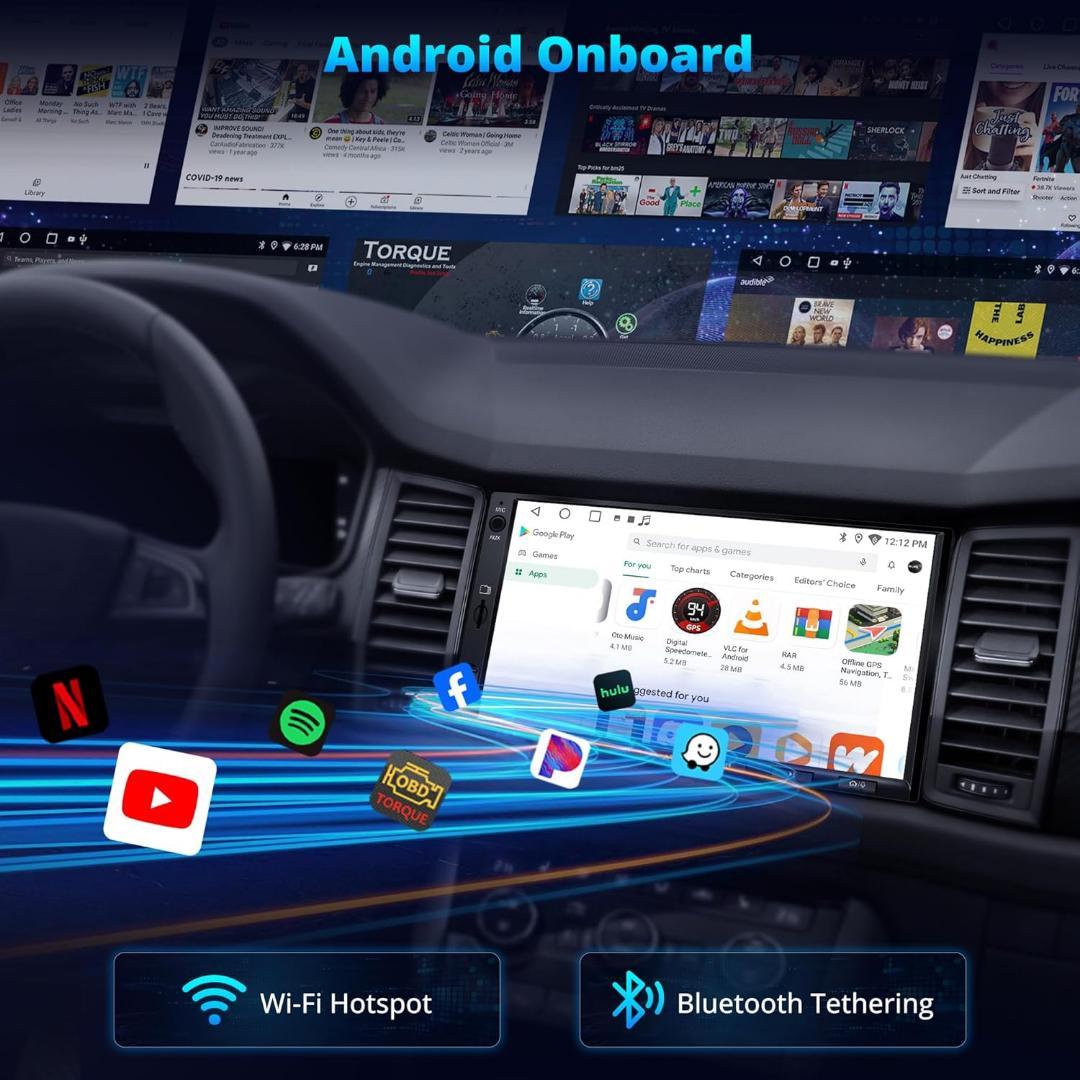 ⭐️新品 ATOTOLIFE 2DINオーディオ一体型カーナビ アンドロイドナビ