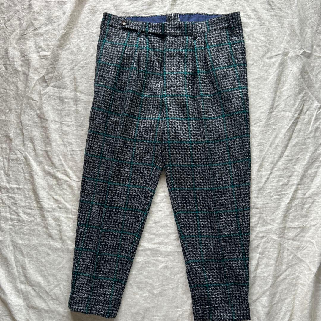 ピーティートリノ（PT TORINO）2インプリーツウールスラックス50