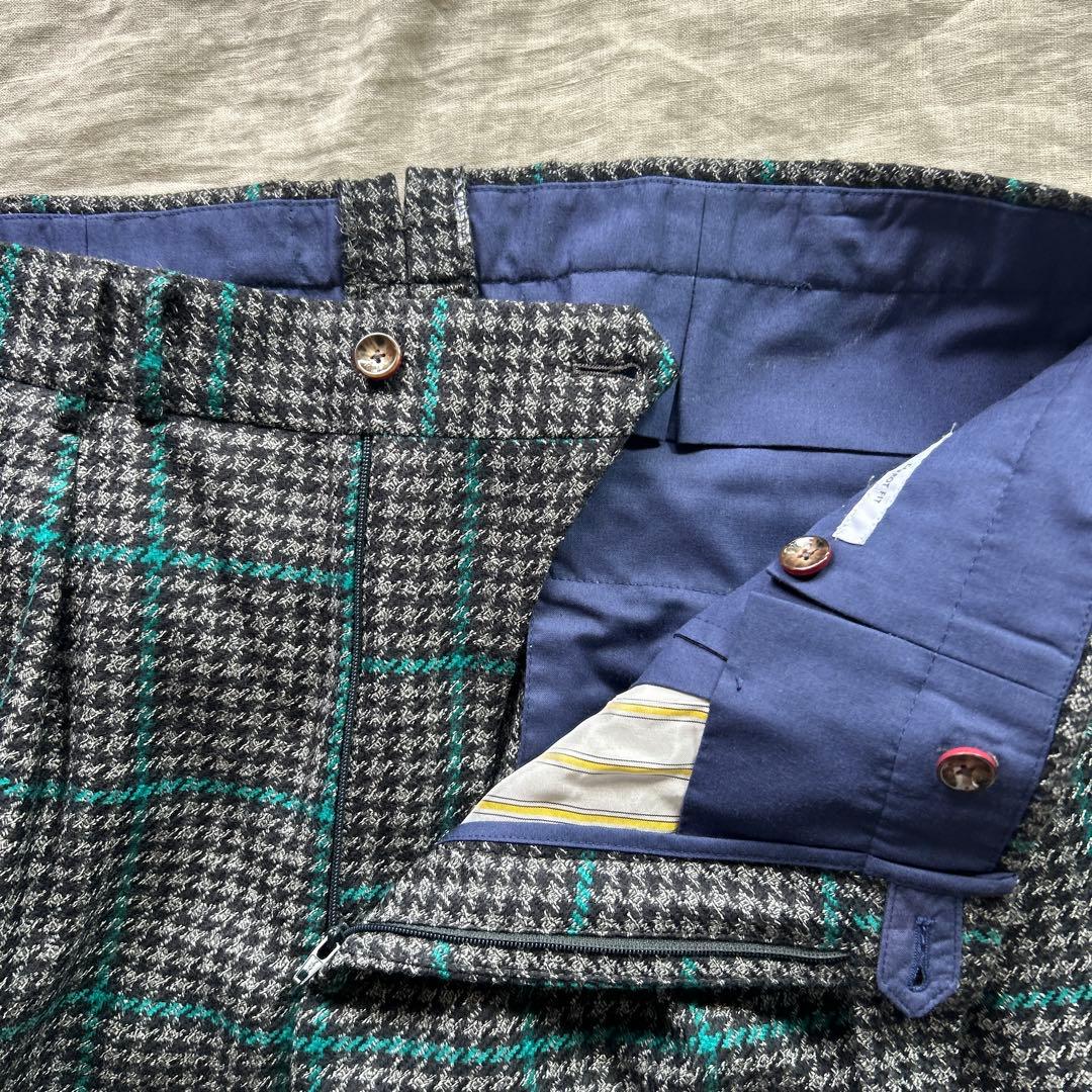 ピーティートリノ（PT TORINO）2インプリーツウールスラックス50