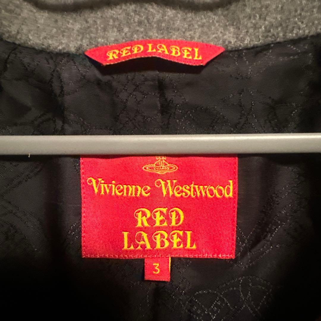 RED LABEL グレー ダブルブレスト ピーコート