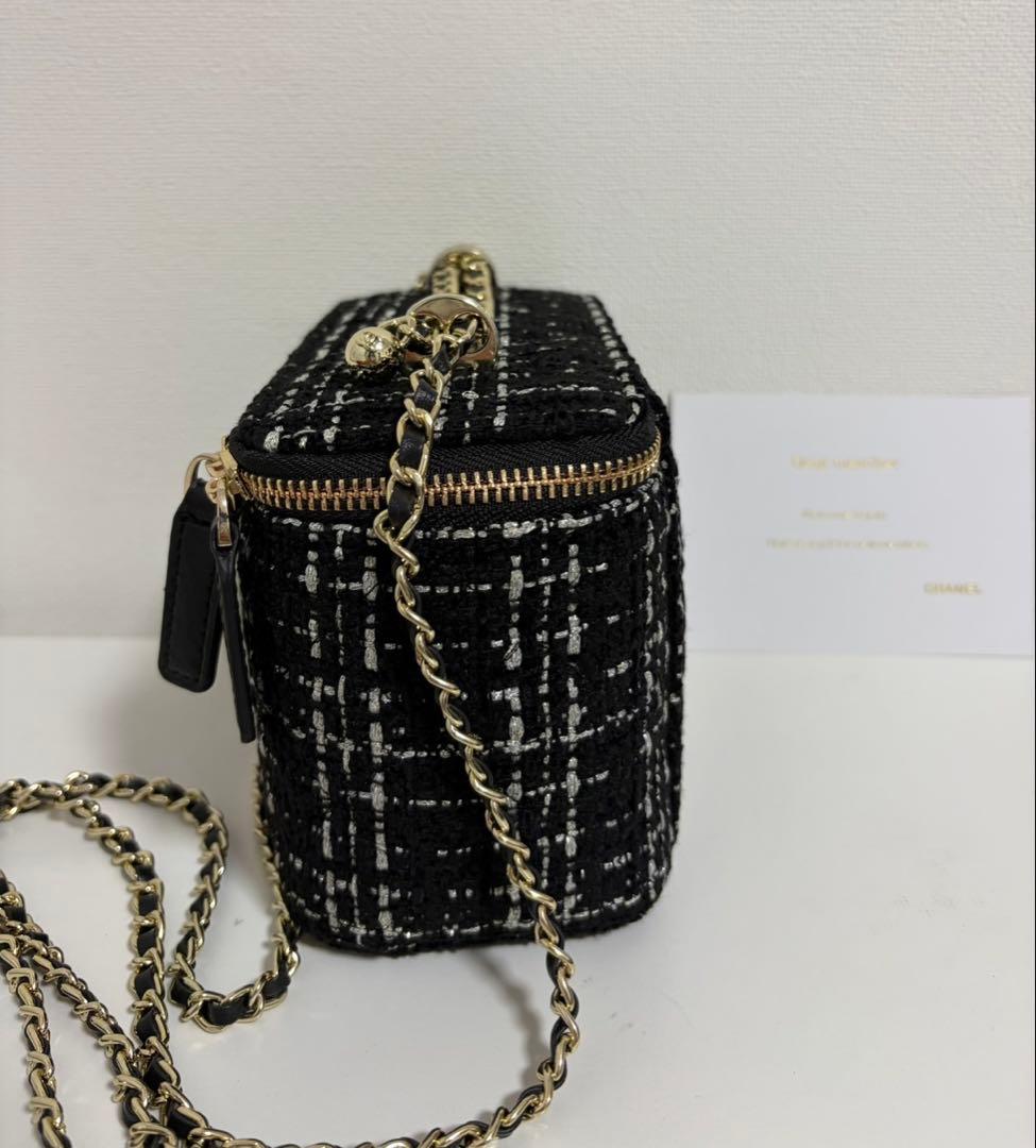 CHANEL シャネル　ノベルティ　チェーン　ショルダーバッグ　ツイード