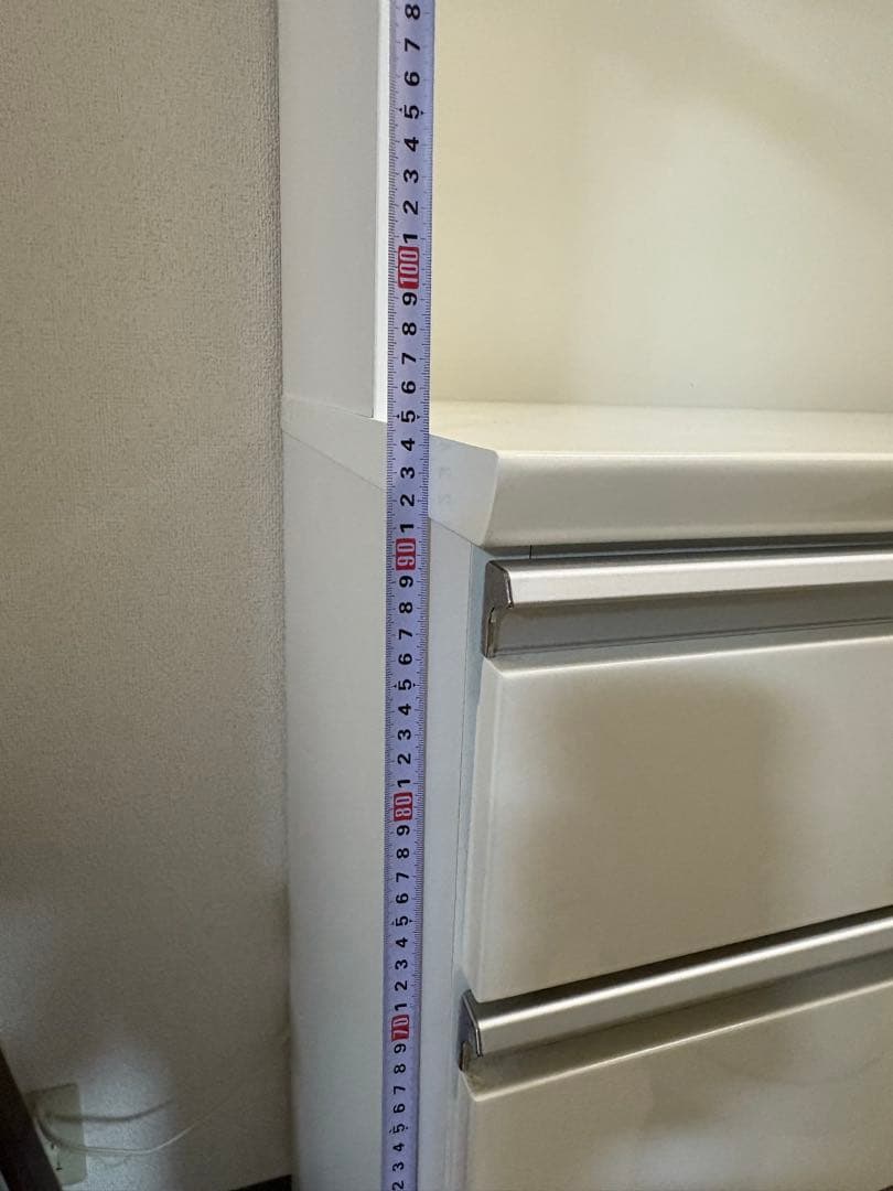 ニトリ 食器棚 幅120 ホワイト