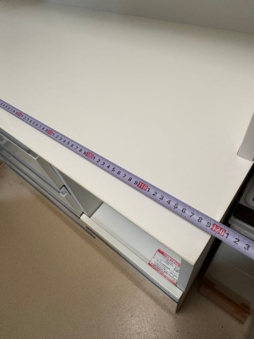 ニトリ 食器棚 幅120 ホワイト