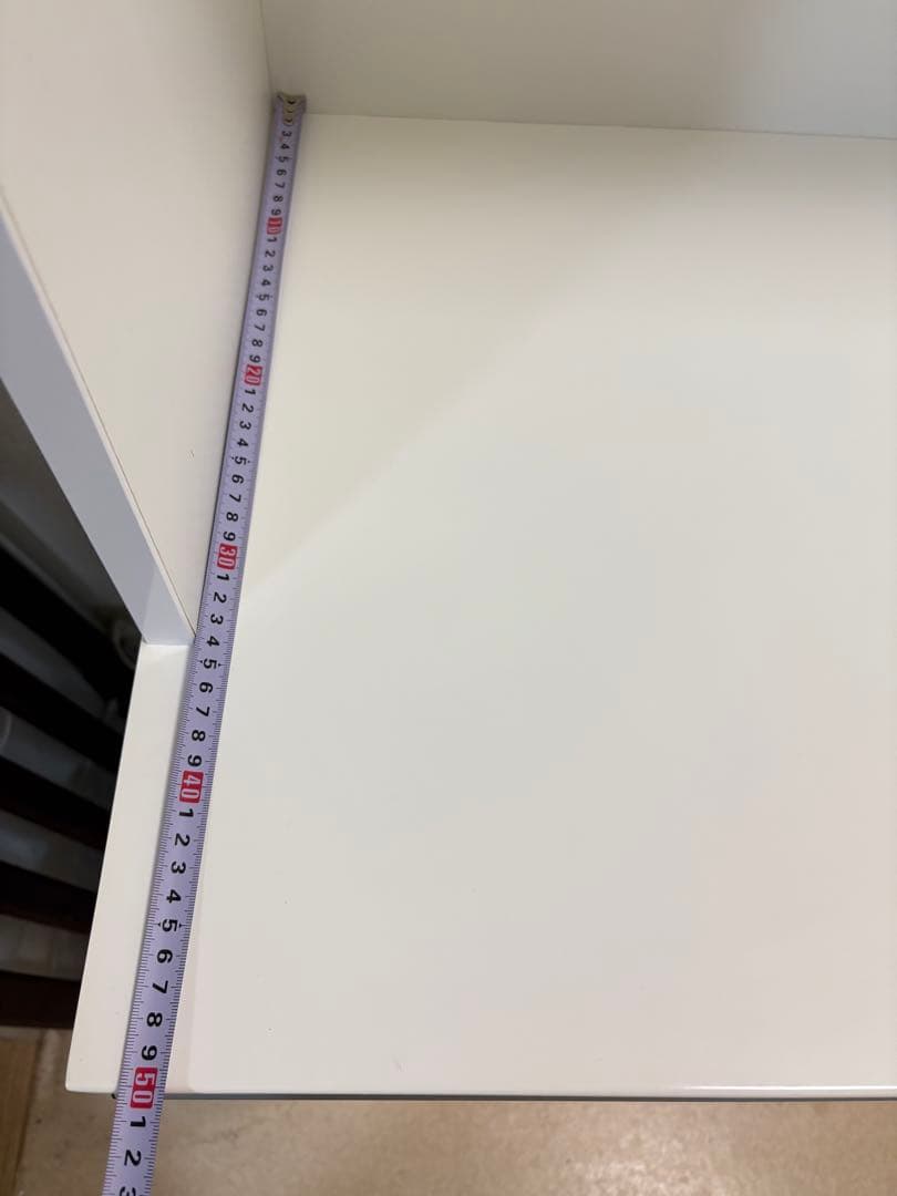 ニトリ 食器棚 幅120 ホワイト