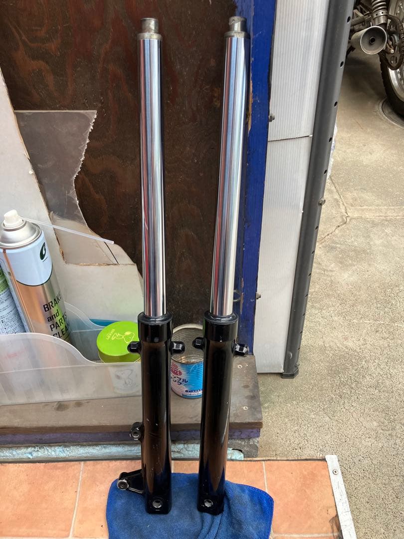 ns-1 フロントフォーク　インナーチューブ新品　　シールOH済