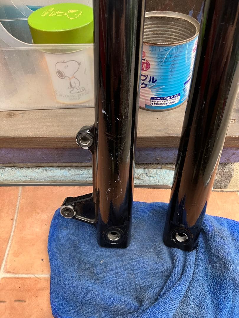 ns-1 フロントフォーク　インナーチューブ新品　　シールOH済