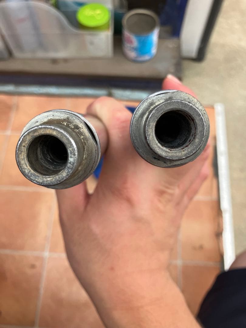 ns-1 フロントフォーク　インナーチューブ新品　　シールOH済