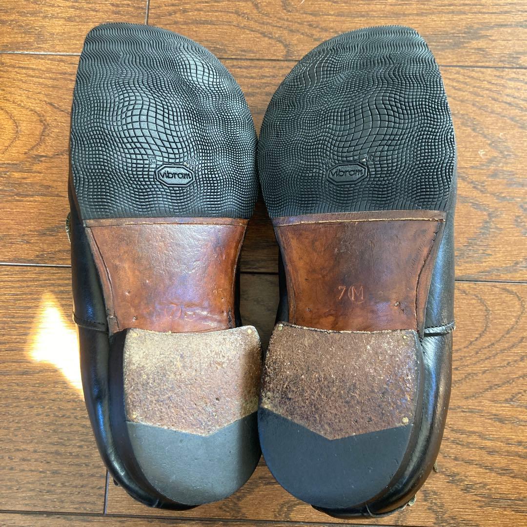 Paul harnden ポールハーデン　ジューズ　レザー　ストレートチップ