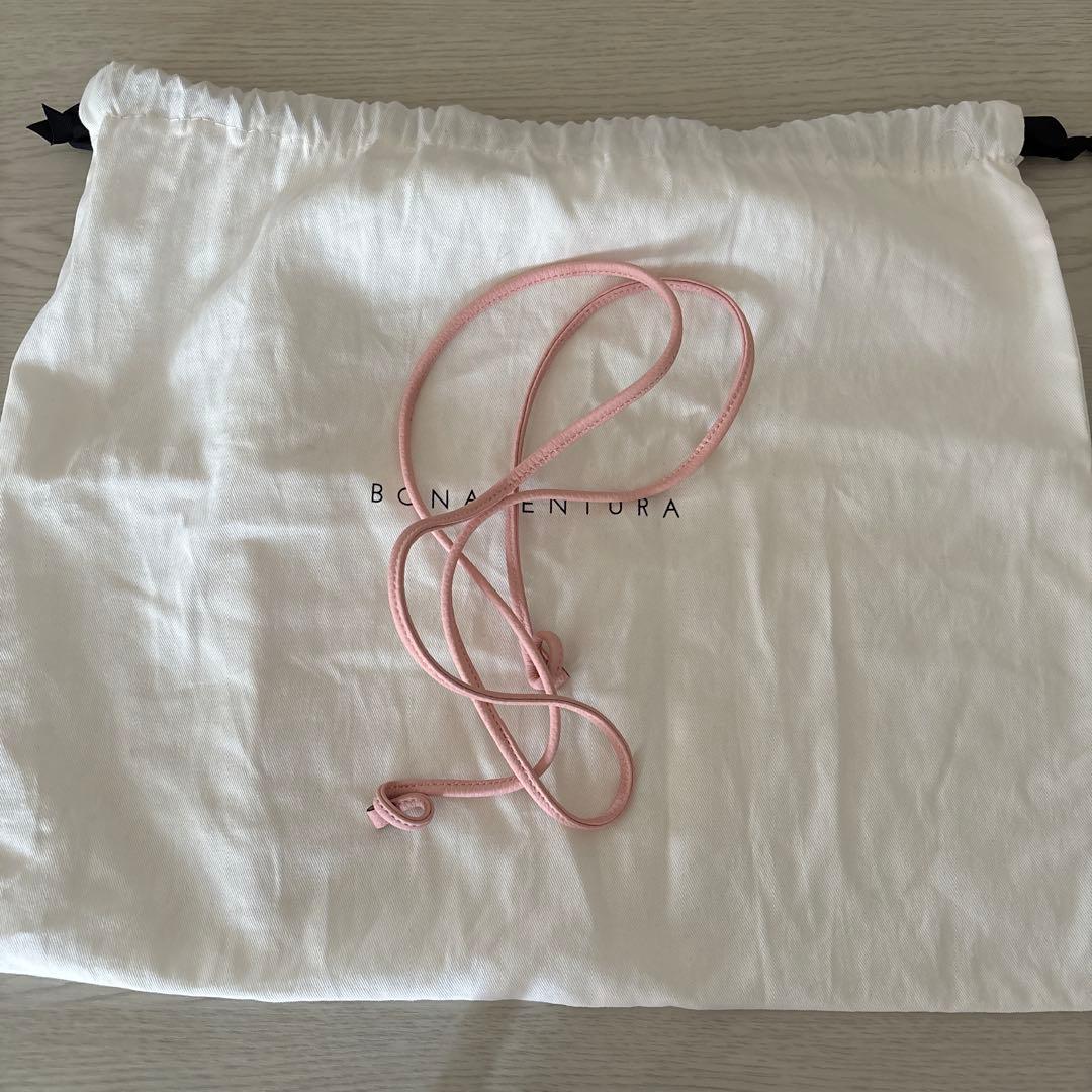 hana　BONAVENTURA NOA 巾着　ショルダーバッグ　ピンク