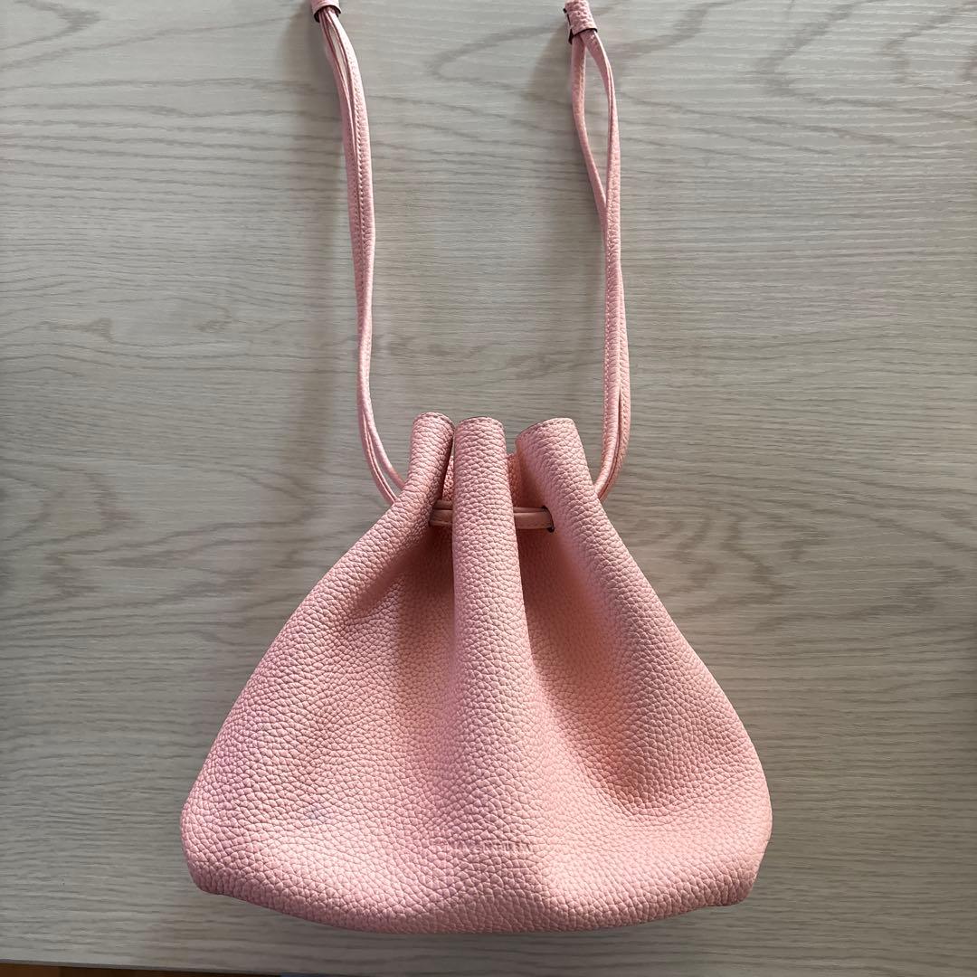 hana　BONAVENTURA NOA 巾着　ショルダーバッグ　ピンク