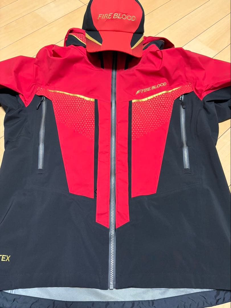 リミテッドプロ ゴアテックス レインスーツ ファイアブラッド RA-120W