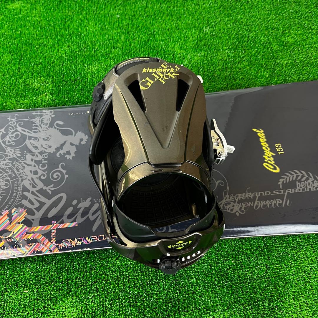 ✨Kissmark✨ Citycoral 153cm ボード&ビンディングセット