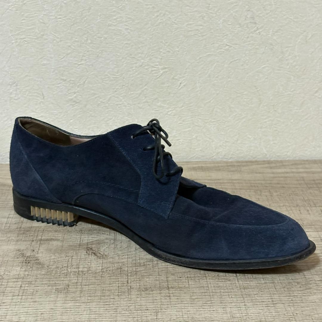 GIORGIO ARMANI スウェード ローファー 38 SIZE ネイビー