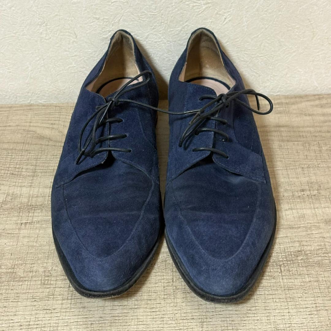 GIORGIO ARMANI スウェード ローファー 38 SIZE ネイビー