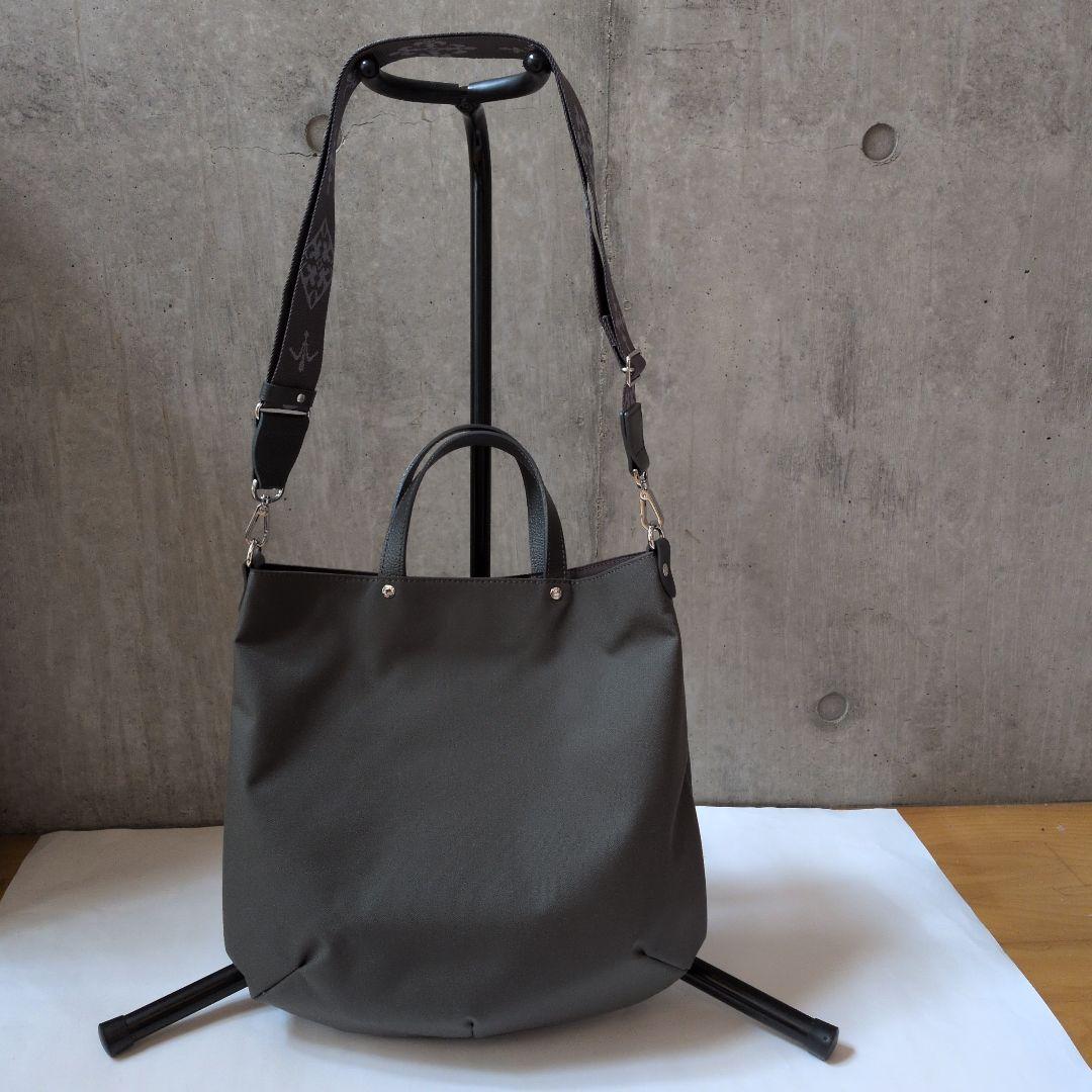 russet　ラシット　ナイロン2wayショルダー　トートバック　グレー