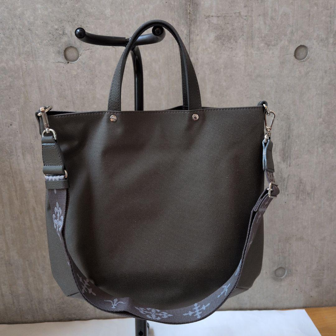 russet　ラシット　ナイロン2wayショルダー　トートバック　グレー