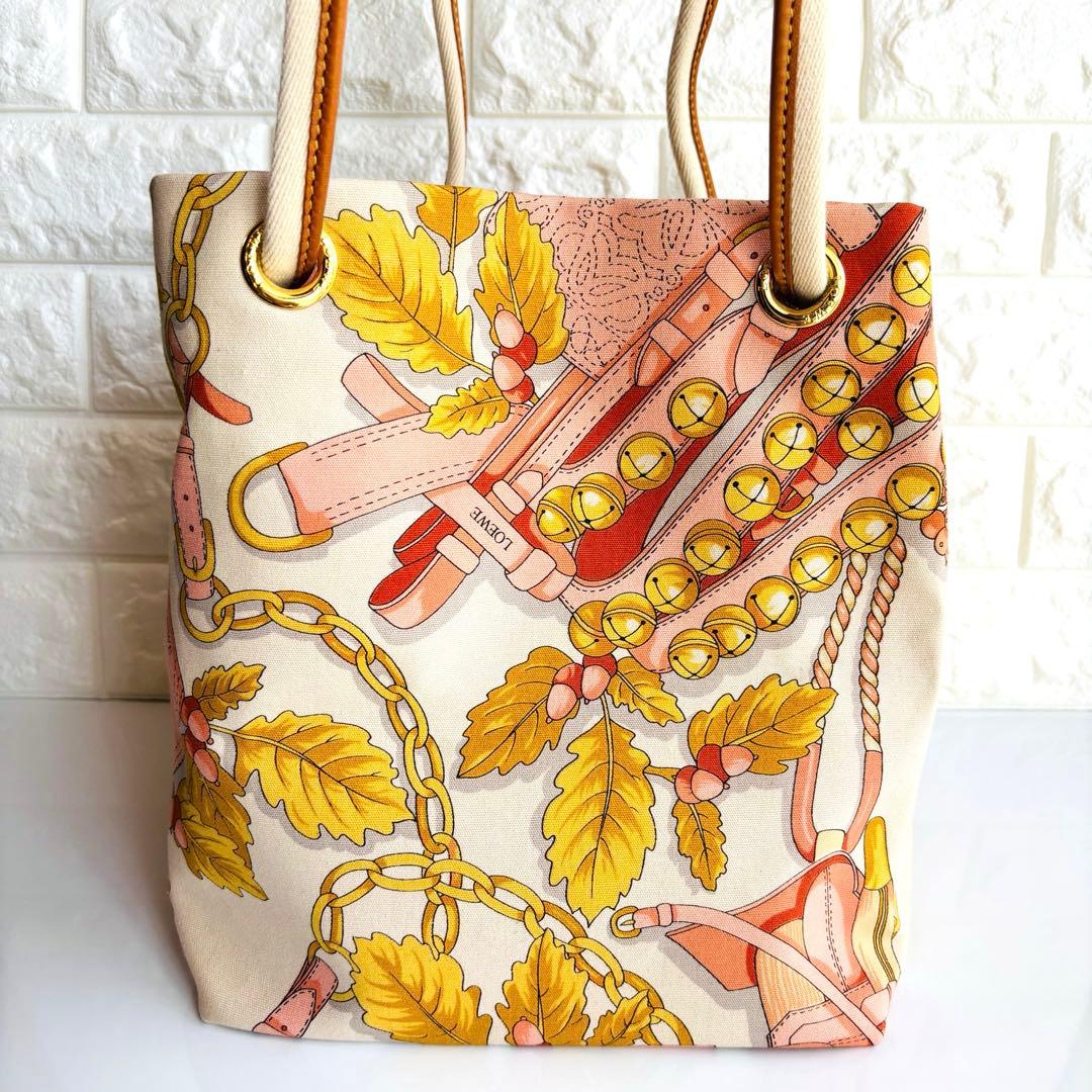 ✨掘り出し物✨LOEWE コットン ショルダーバッグ