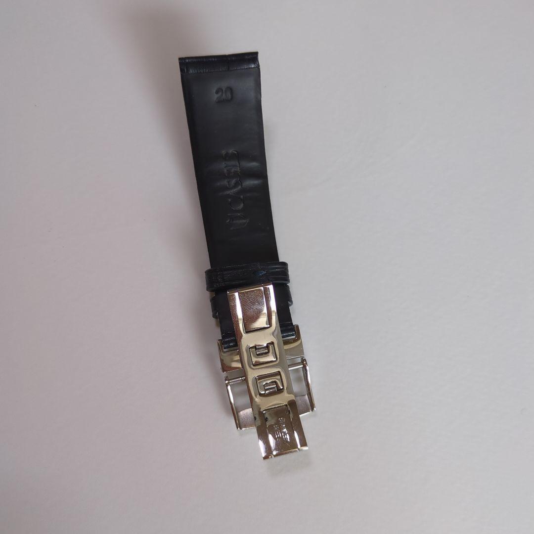モレラート アリゲーター ワニ 革 20mm 腕時計 ベルト バンド Dバックル