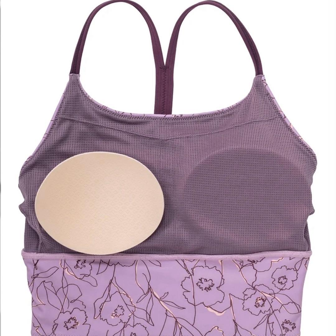 SUKALAドローイングフラワーセパレートタンクトップ&ブラトップセット M