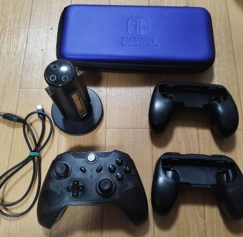 Nintendo Switch 本体 グレー 　汎用コントローラー他おまけ