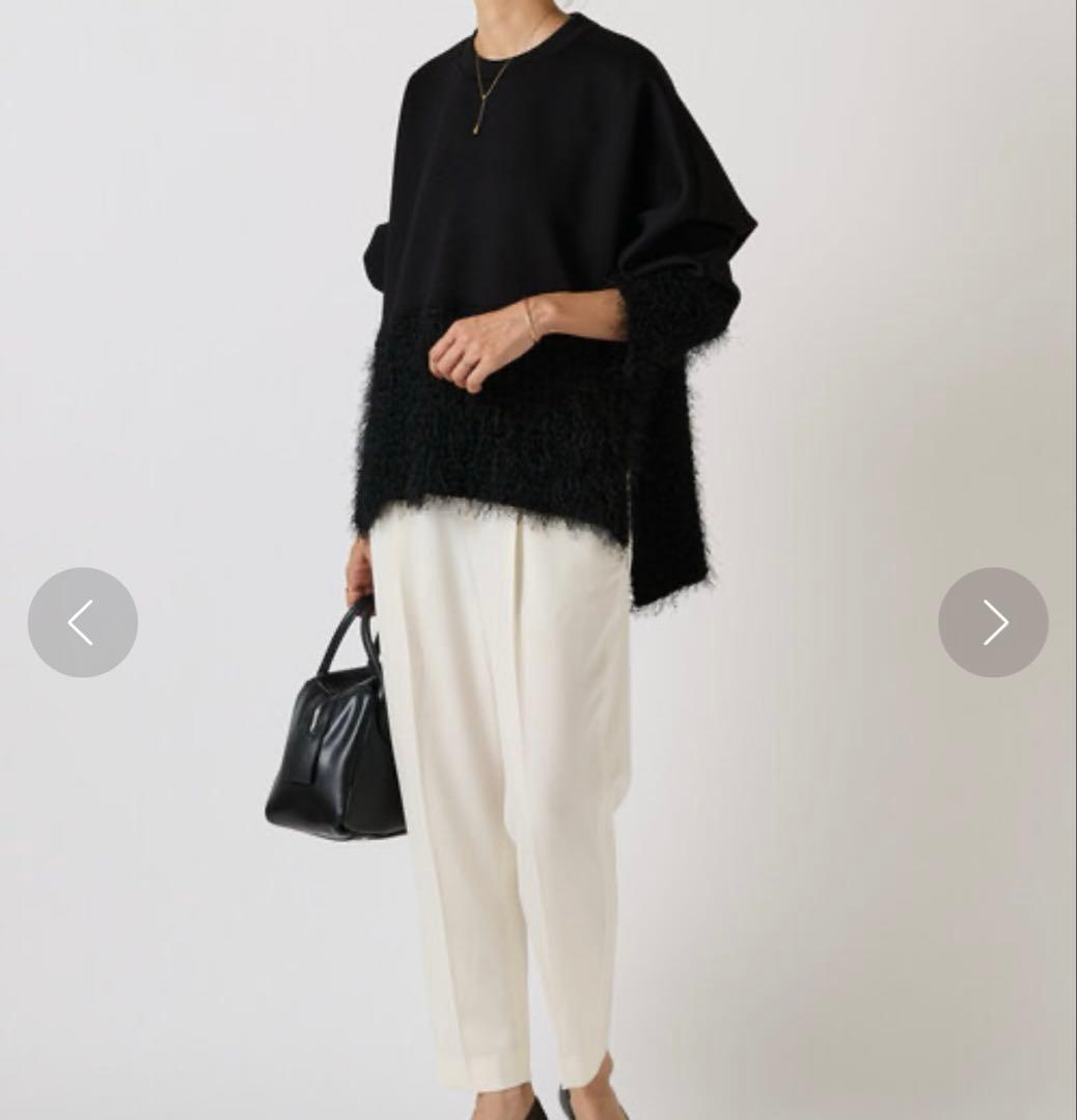 BEARDSLEY ビアズリーファンシーニットコンビトップス切替