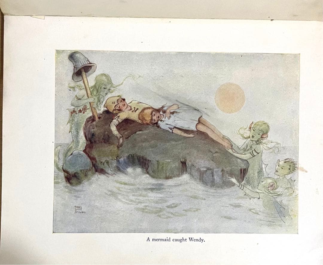 SALE！No.193 アンティーク　古書 洋書 絵本 ピーター・パン