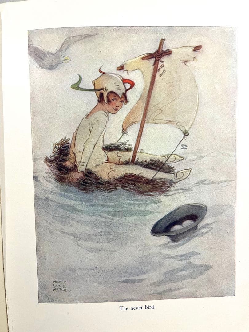 SALE！No.193 アンティーク　古書 洋書 絵本 ピーター・パン