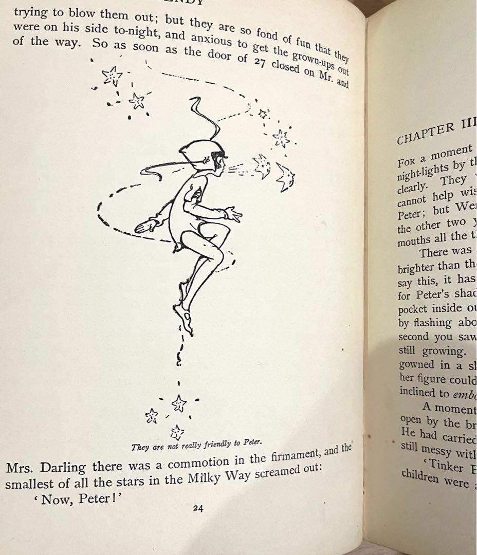SALE！No.193 アンティーク　古書 洋書 絵本 ピーター・パン