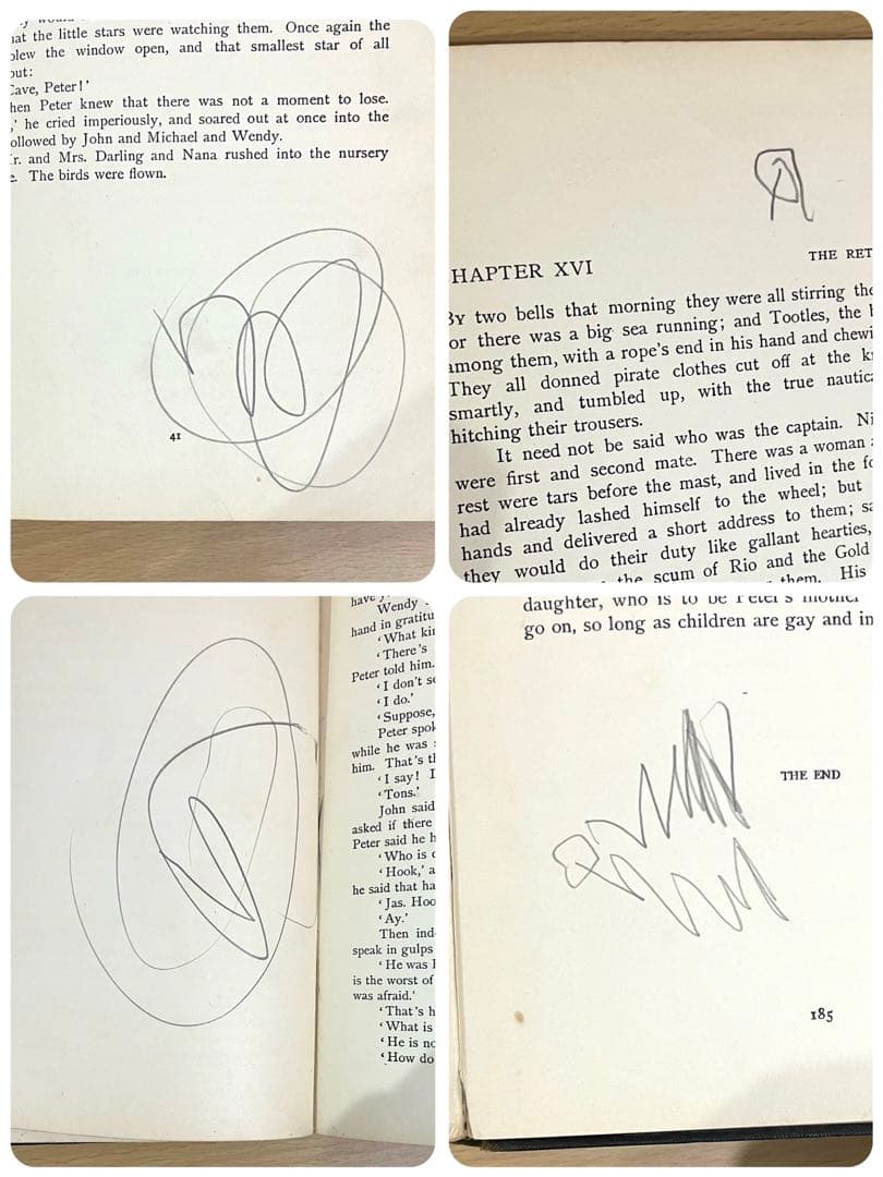 SALE！No.193 アンティーク　古書 洋書 絵本 ピーター・パン