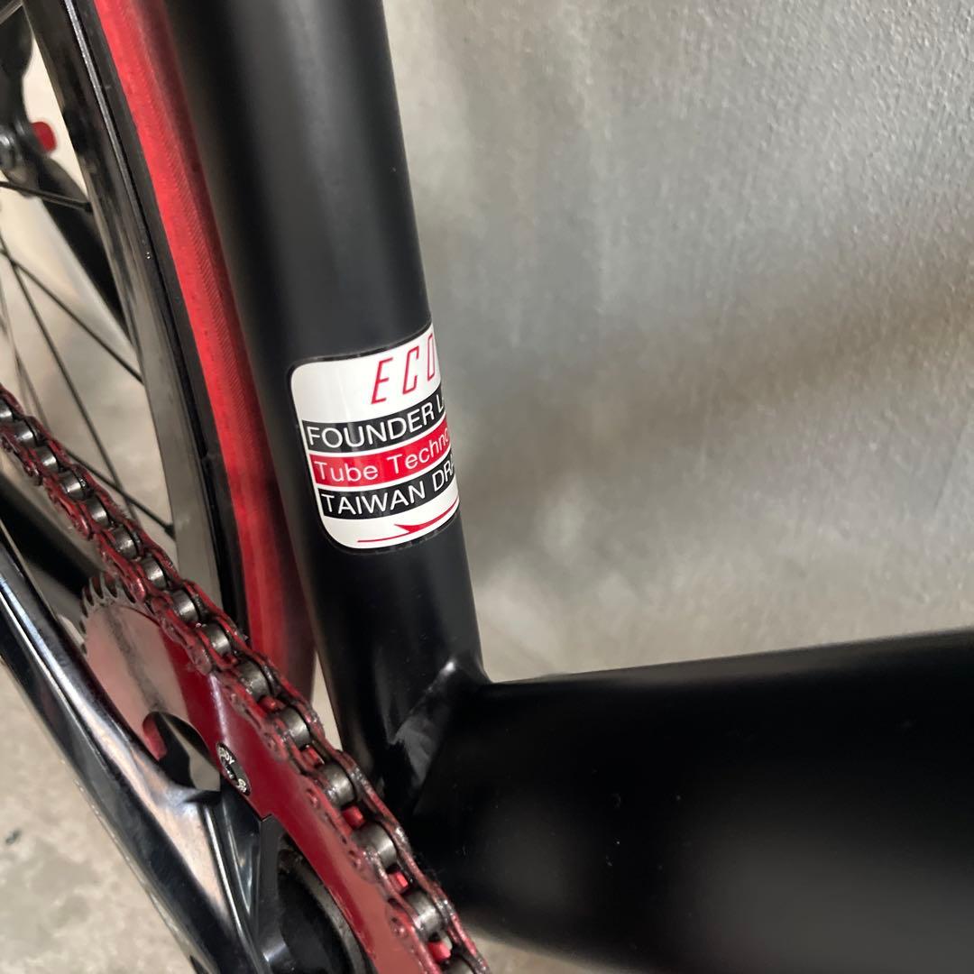 関東圏限定販売　美品　LEADER 725 ピストバイク ブラック/レッド