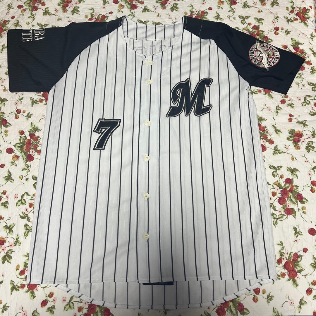 希少　西岡剛　千葉ロッテマリーンズ　ユニフォーム　M