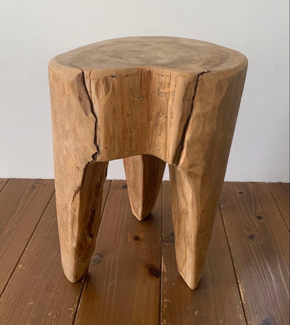 antry Rustic Wood ラスティック ウッド ログスツール