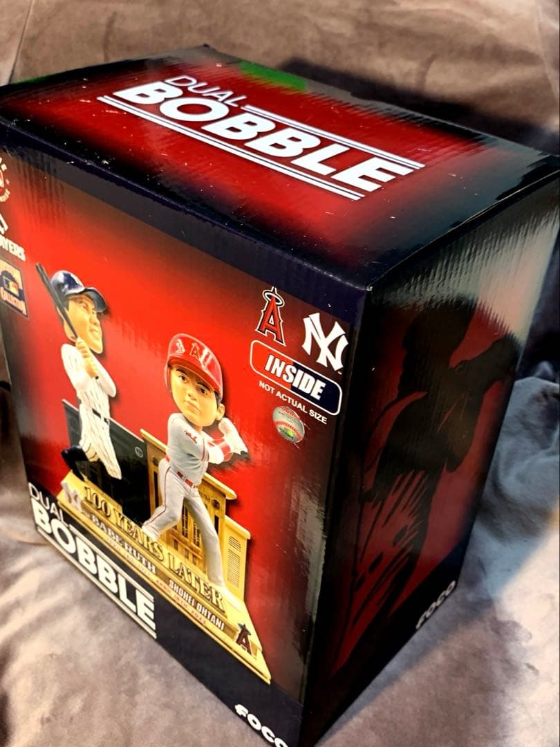 216個限定　大谷翔平＆ベーブルース　ダブル ボブルヘッド　シリアル付　未展示品