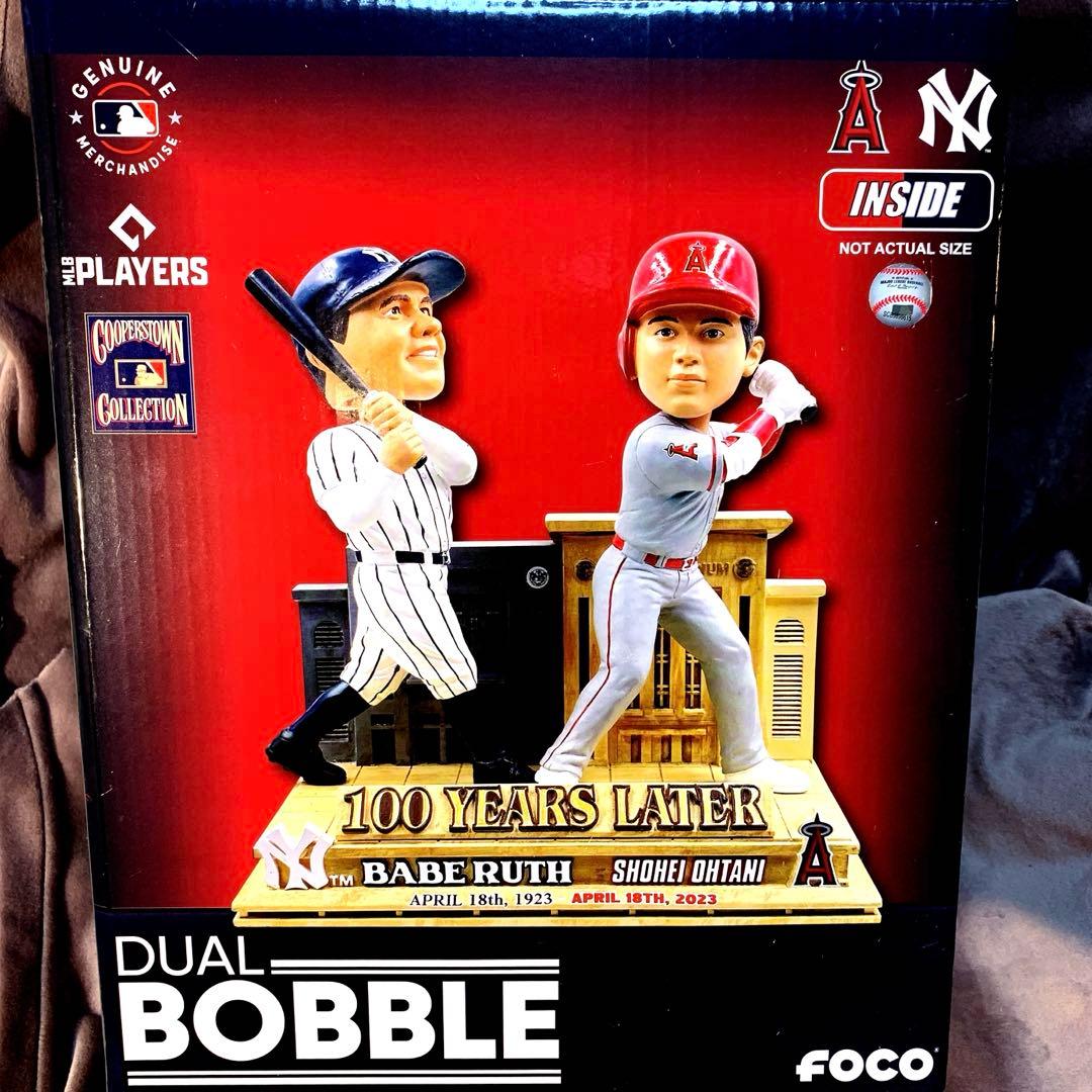 216個限定　大谷翔平＆ベーブルース　ダブル ボブルヘッド　シリアル付　未展示品