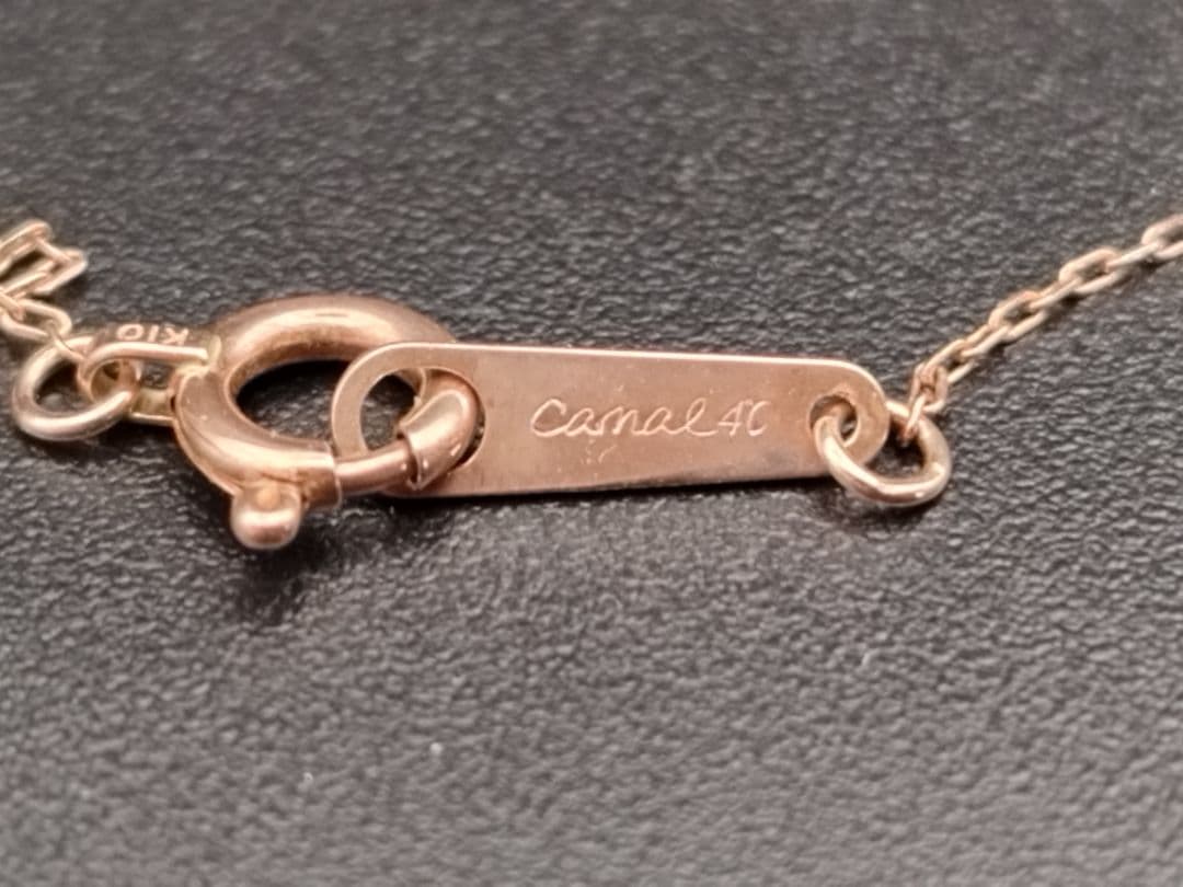canal 4℃ K10ネックレス アクセサリー ピンクゴールド PG