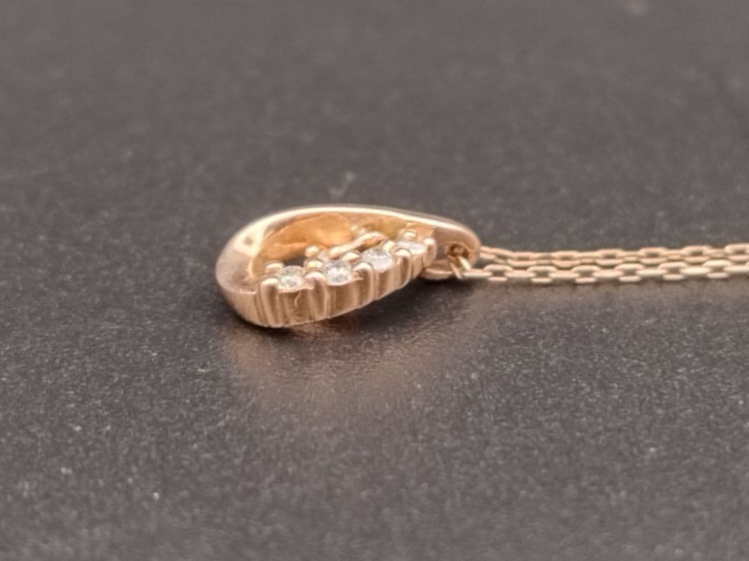 canal 4℃ K10ネックレス アクセサリー ピンクゴールド PG