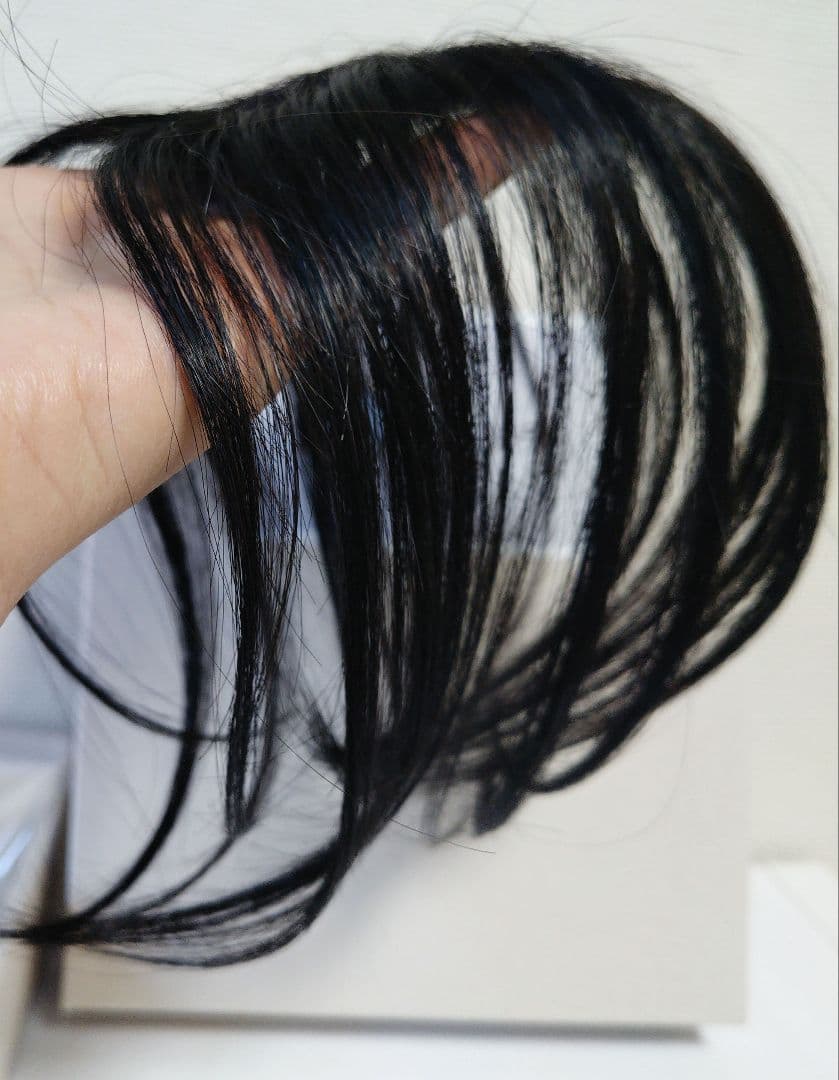 ピタッチ　部分ウィッグ　ナチュラルブラック　ミディアム