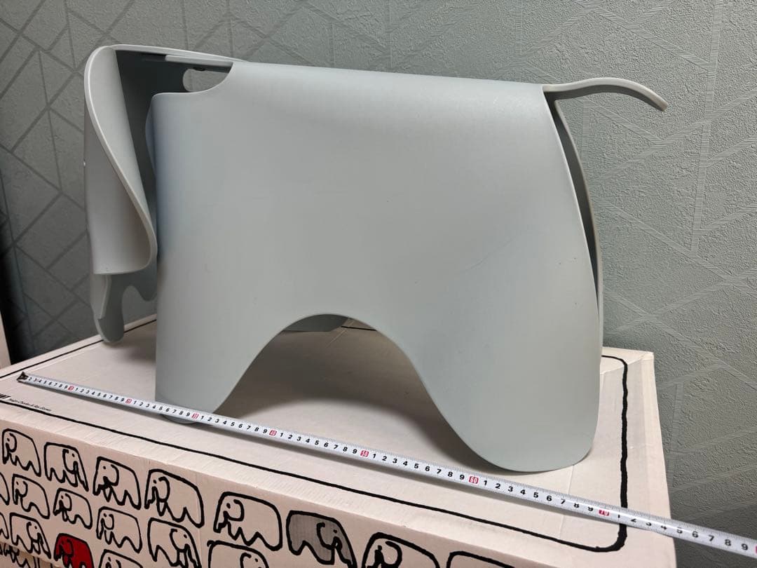 【正規品】ヴィトラ　イームズ エレファント アイスグレー H415mm